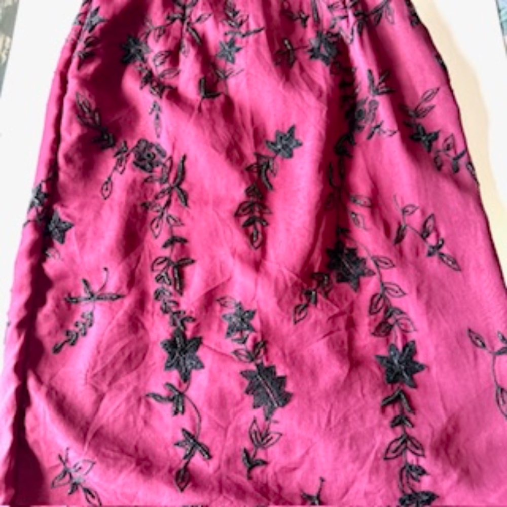 Silk Rhinestone Gown - Picture 3 of 16